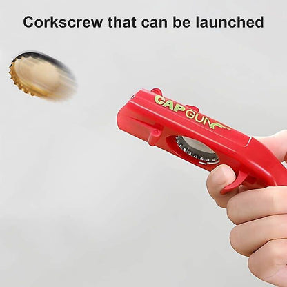 Beautiful Gift 2 Pack Beer Bottle Opener Cap Gun,Kitchen Gadgets Novelty Unique Gifts for Men V1263-JX-2686