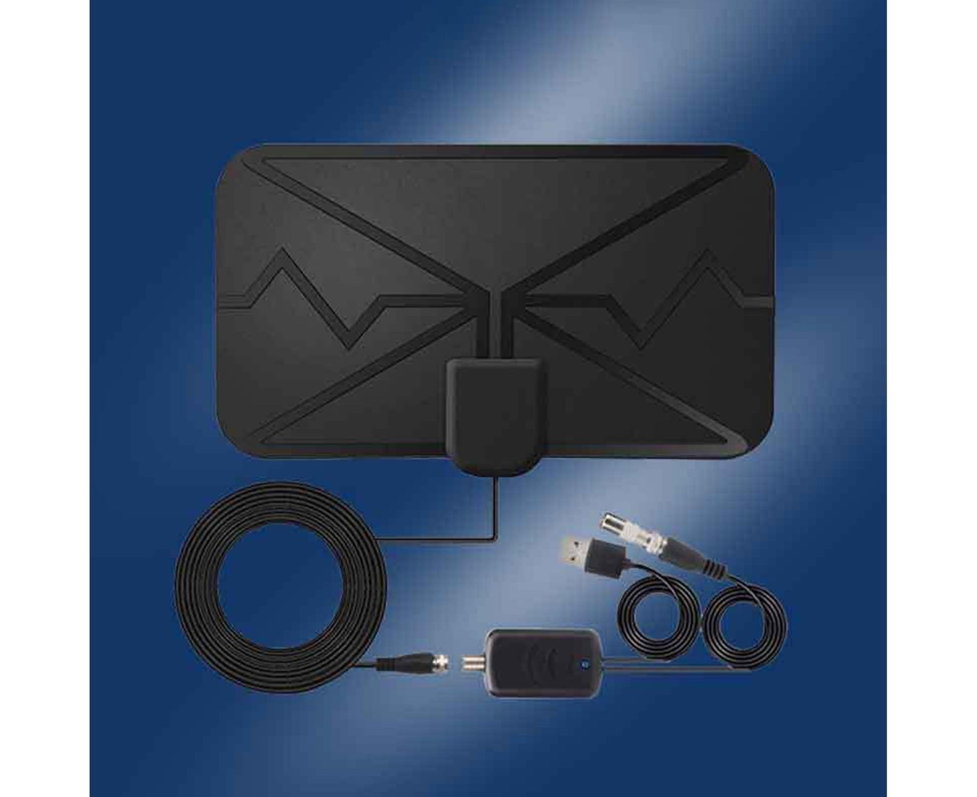 TV Antenna Mini 300 Miles Range 4K High Performing Digital Antenna for Home - Black V1263-JX-269
