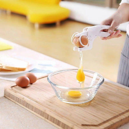 Eggs Splinterless Egg Cracker Kitchen Gift Gadget Egg Yolk White Protein Separator Kitchen Tool V1263-JX-2691