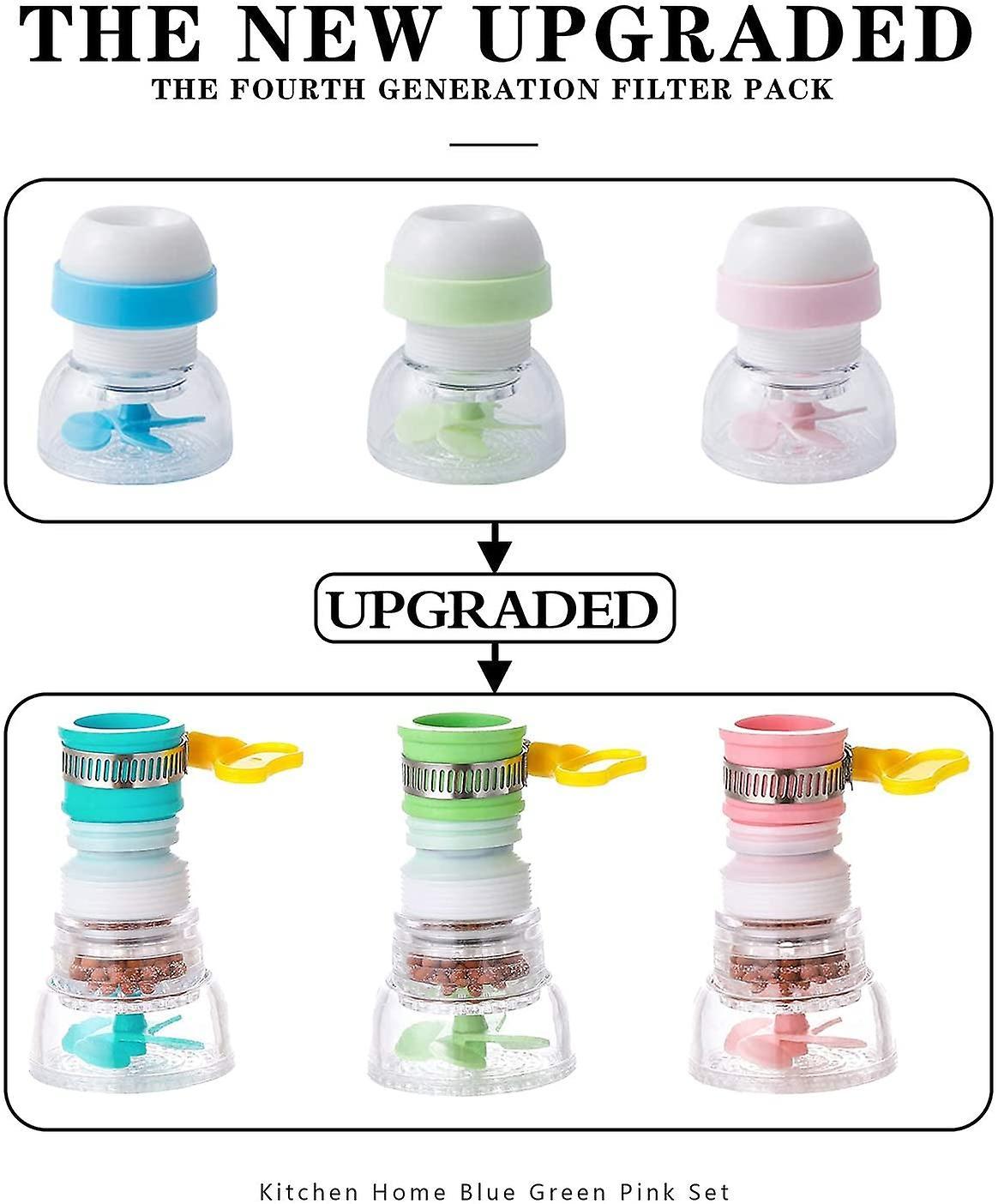 Kitchen Faucet Splash-proof Shower Kitchen Cook Basin Rotatable Nozzle Water Saving Device V1263-JX-2697