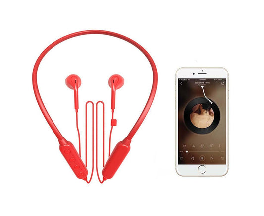 Bluetooth Headphones Neckband Wireless Earphones In-Ear Sports Earbuds V1263-JX-27