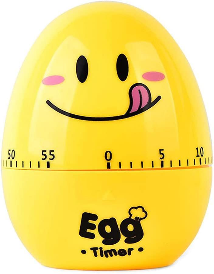 Kitchen Timer, Egg Timer, Cartoon Egg Mechanical Clockwork Stopwatch Alarm Clock Cute Kitchen Timer V1263-JX-2702