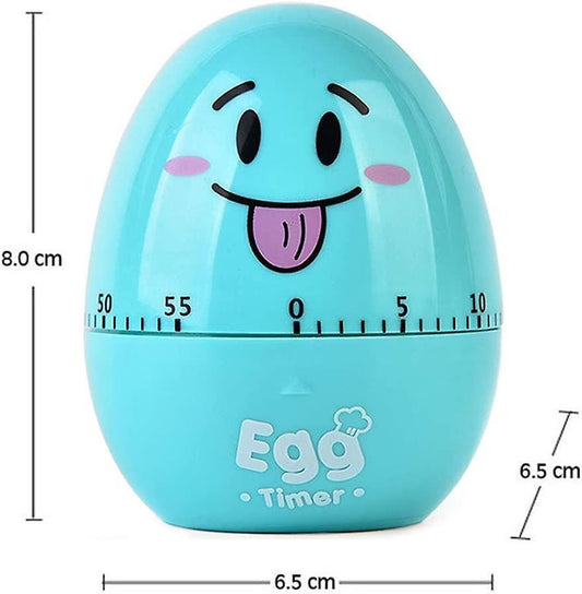 Kitchen Timer, Egg Timer, Cartoon Egg Mechanical Clockwork Stopwatch Alarm Clock Cute Kitchen Timer V1263-JX-2702