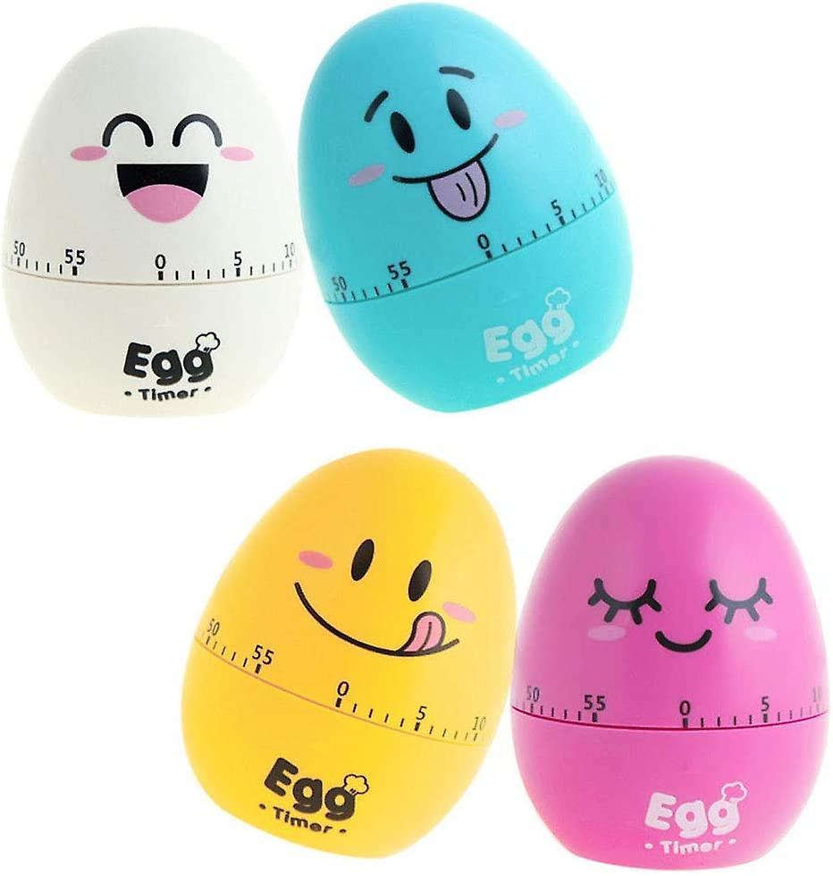 Kitchen Timer, Egg Timer, Cartoon Egg Mechanical Clockwork Stopwatch Alarm Clock Cute Kitchen Timer V1263-JX-2702