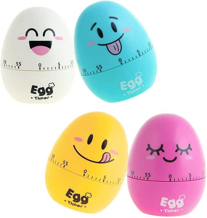 Kitchen Timer, Egg Timer, Cartoon Egg Mechanical Clockwork Stopwatch Alarm Clock Cute Kitchen Timer V1263-JX-2702