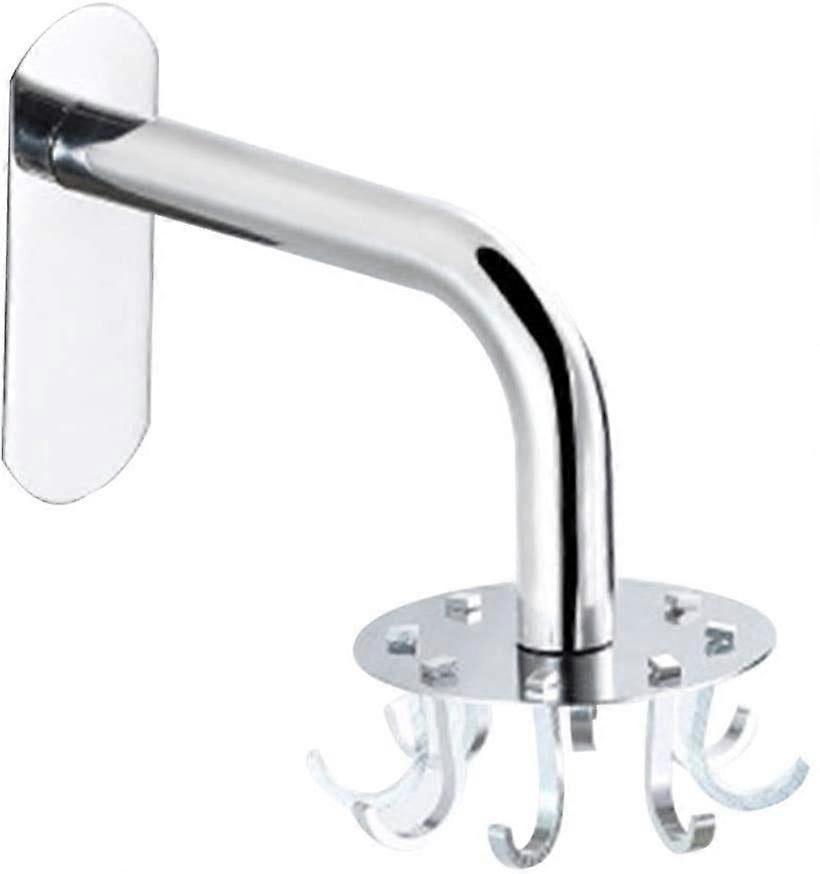 Kitchen Utensil Holder 360 Rotating Storage Hook, 8 Under Cabinet Hooks Kitchen Utensil V1263-JX-2703