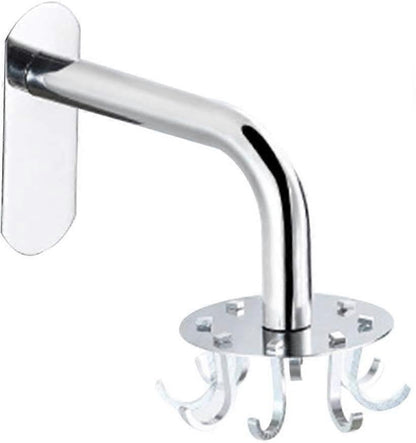 Kitchen Utensil Holder 360 Rotating Storage Hook, 8 Under Cabinet Hooks Kitchen Utensil V1263-JX-2703
