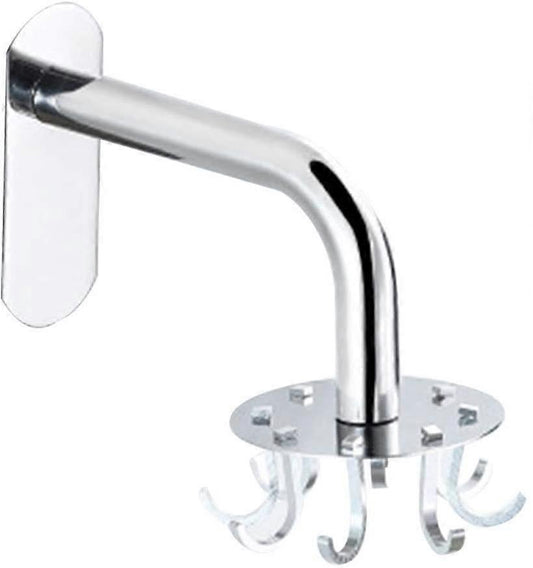 Kitchen Utensil Holder 360 Rotating Storage Hook, 8 Under Cabinet Hooks Kitchen Utensil V1263-JX-2703