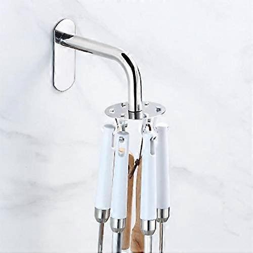 Kitchen Utensil Holder 360 Rotating Storage Hook, 8 Under Cabinet Hooks Kitchen Utensil V1263-JX-2703