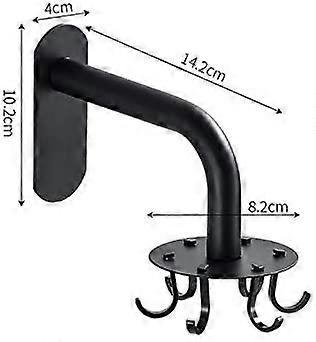 Kitchen Utensil Holder 360 Rotating Storage Hook, 8 Under Cabinet Hooks Kitchen Utensil V1263-JX-2703