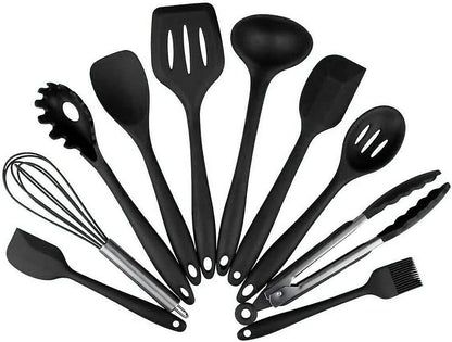 Kitchen Utensils Silicone Set, Bpa-free Silicone Kitchen Utensil Set, Dishwasher secure, Non-stick V1263-JX-2704