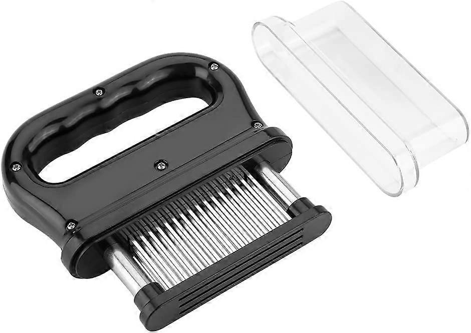 Meat tenderizer with 48 stainless steel needles, meat tenderizer kitchen tool for tenderizing beef V1263-JX-2708