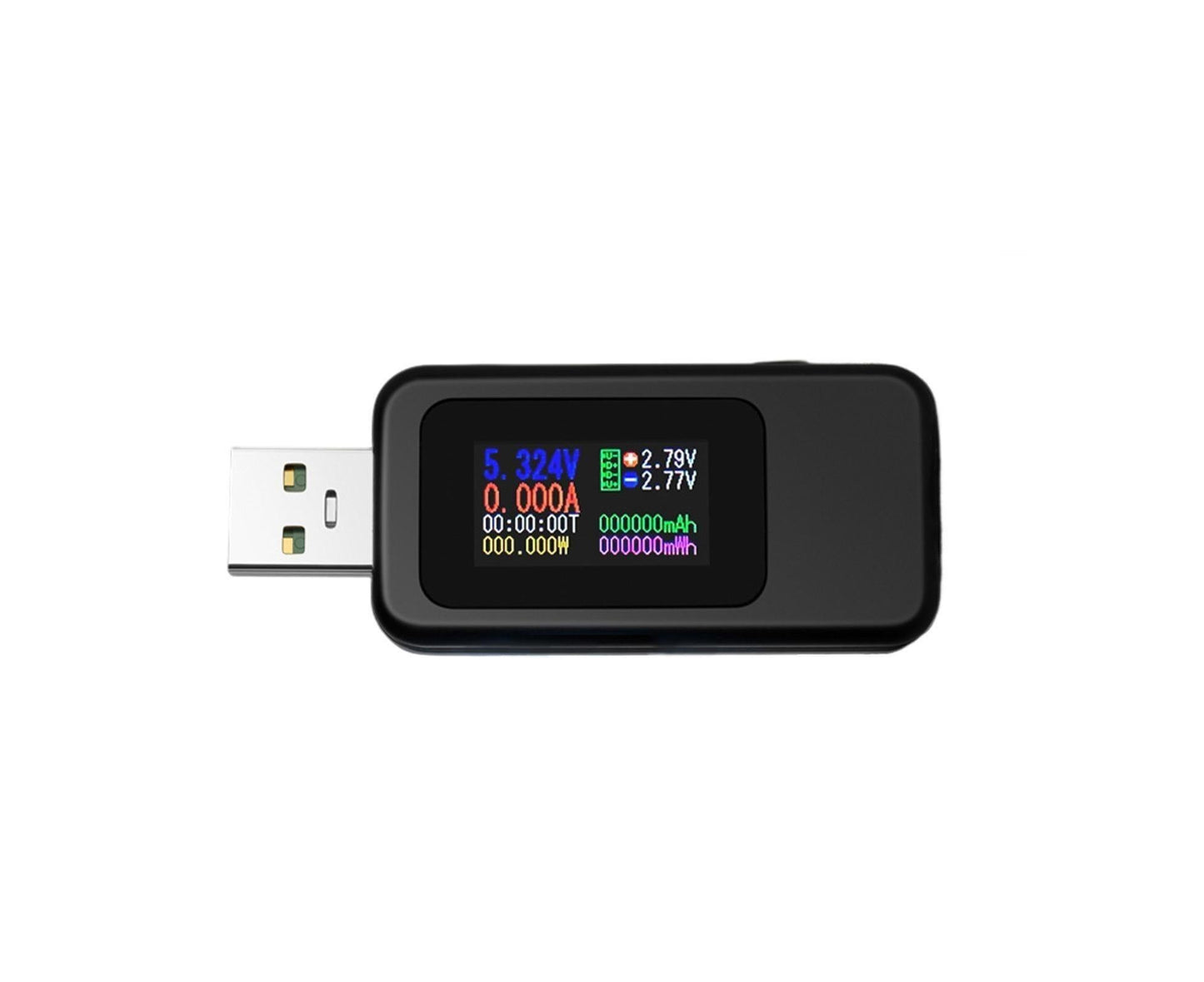 USB Tester LCD Digital Display Rapid Identification Plug And Play 160-Degree Wide Viewing Angle 65W/120W V1263-JX-271