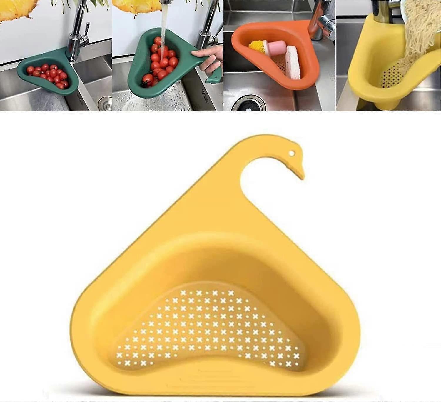 Multifunctional Kitchen Triangle Sink (Yellow) V1263-JX-2710