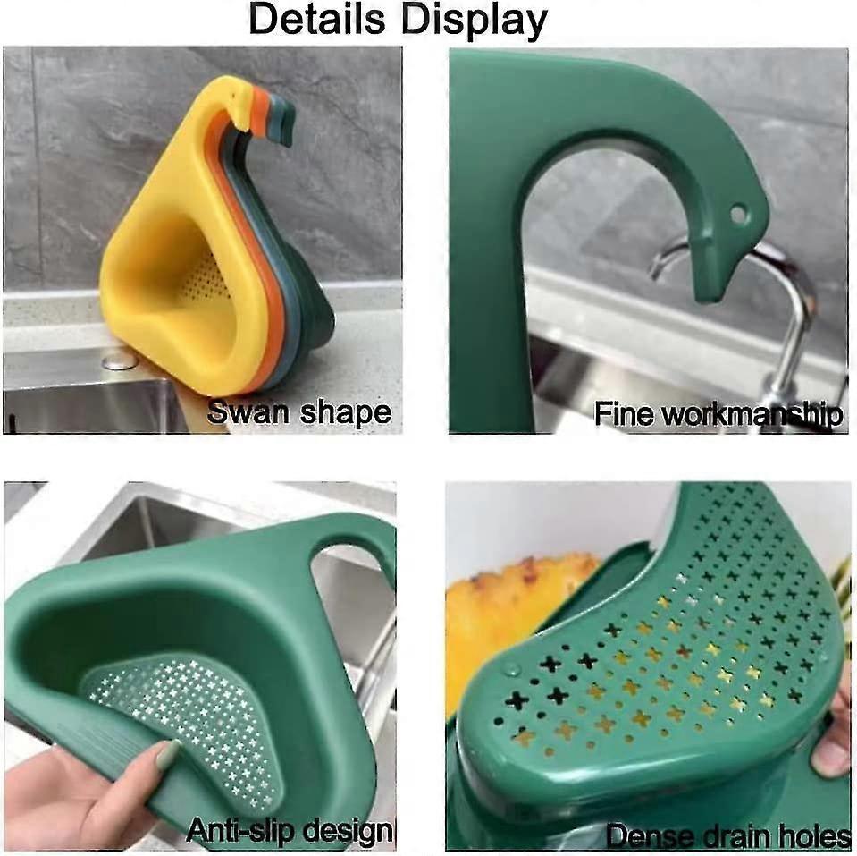 Multifunctional Kitchen Triangle Sink (Yellow) V1263-JX-2710