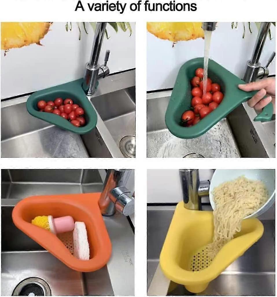 Multifunctional Kitchen Triangle Sink (Yellow) V1263-JX-2710