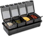 Set Of Condiment Boxes With 4 Removable Compartments For The Kitchen, Condiments V1263-JX-2715