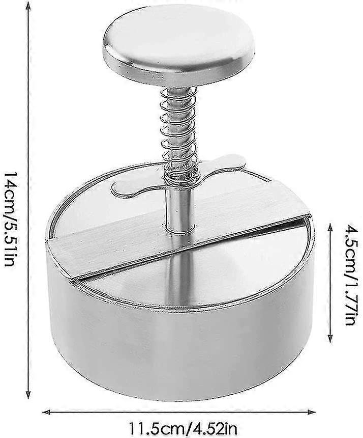 Stainless Steel Burger Mold Grill Kitchen V1263-JX-2717