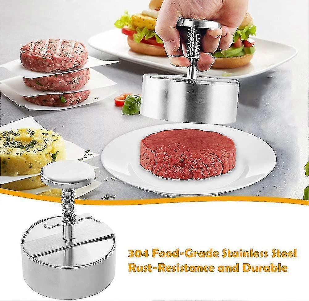 Stainless Steel Burger Mold Grill Kitchen V1263-JX-2717