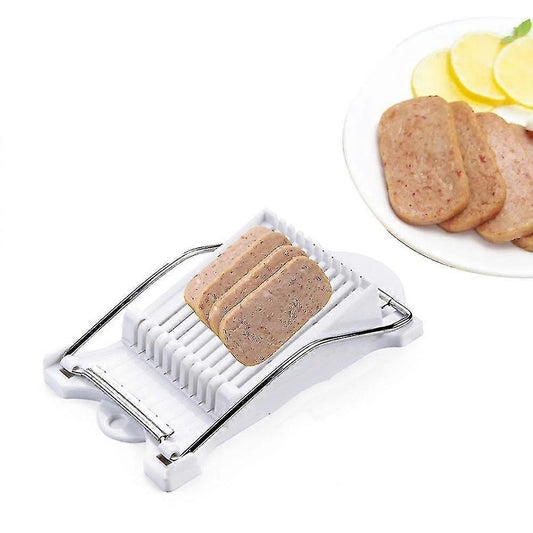 Stainless Steel Food Slicer For Kitchen (White) V1263-JX-2719