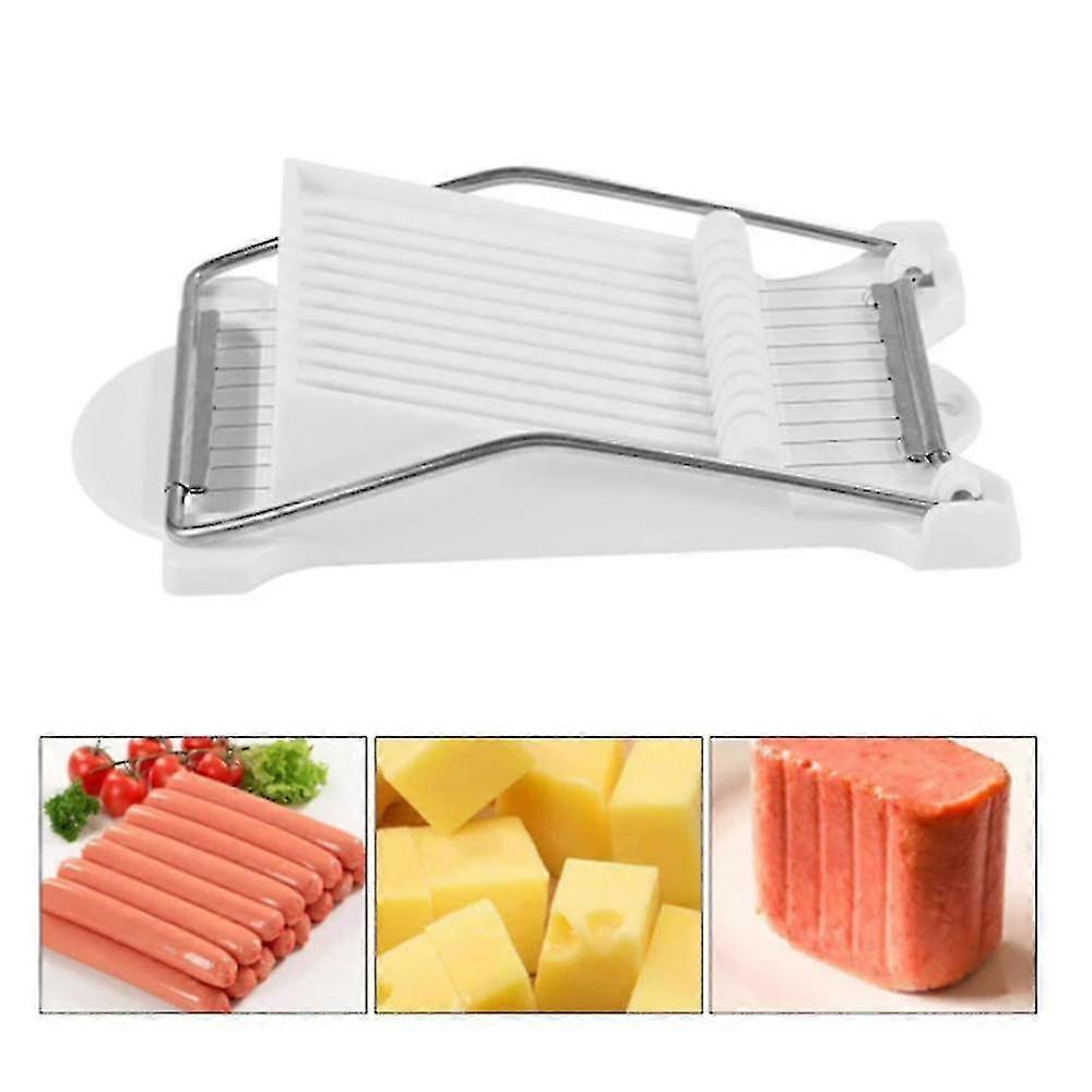 Stainless Steel Food Slicer For Kitchen (White) V1263-JX-2719