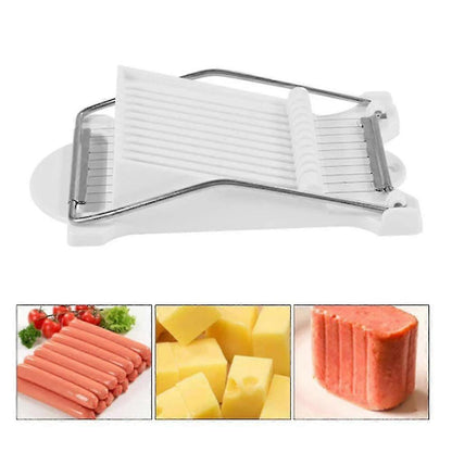 Stainless Steel Food Slicer For Kitchen (White) V1263-JX-2719