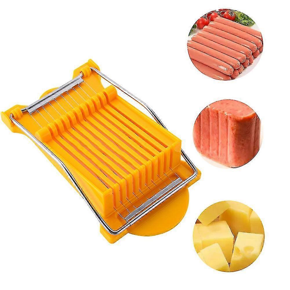 Stainless Steel Food Slicer For Kitchen (White) V1263-JX-2719