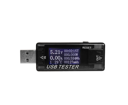 USB Tester Plug And Play Digital Display Timer Sensitive Touch 8 Functions Data Storage High Accuracy Charger V1263-JX-272