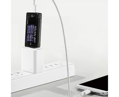 USB Tester Plug And Play Digital Display Timer Sensitive Touch 8 Functions Data Storage High Accuracy Charger V1263-JX-272