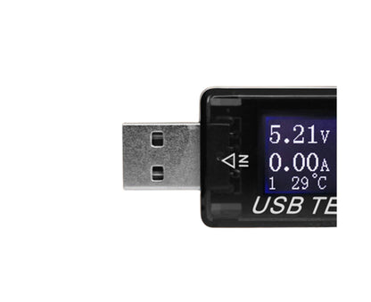 USB Tester Plug And Play Digital Display Timer Sensitive Touch 8 Functions Data Storage High Accuracy Charger V1263-JX-272