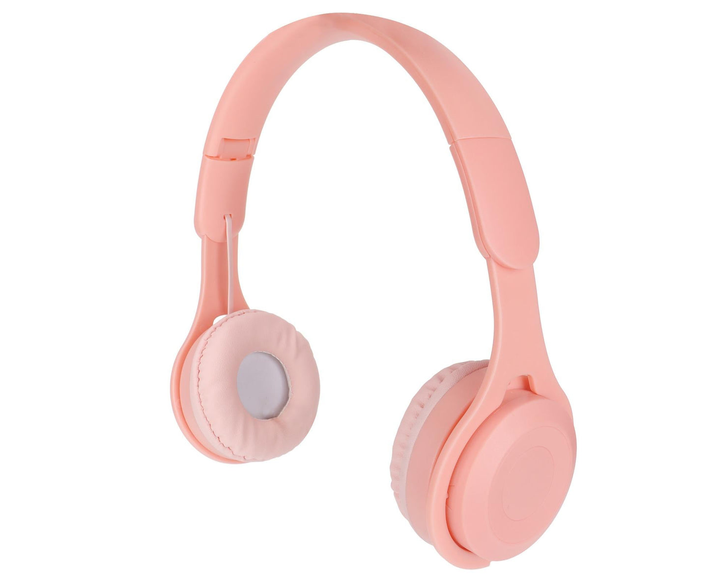 Y08 babies Headphone Macaron Stylish Stereo Sound Foldable Plug in Card Bluetooth Over Ear Headphones Pink V1263-JX-2727
