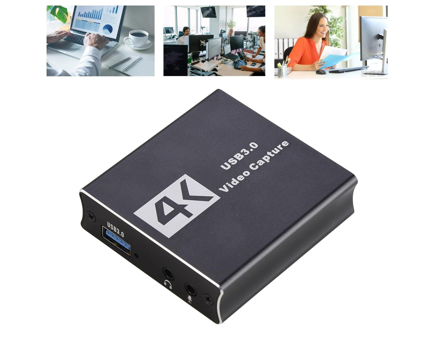Video Capture Card 1080P High Speed 4K HDMI-compatible to USB3.0 Game Capture Device for Live Streaming - V1263-JX-273