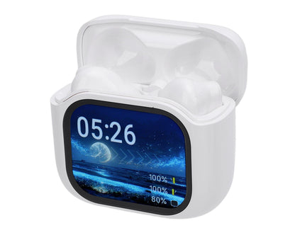 137 Languages Translator Earphones Bluetooth 5.4 ANC Noise Reduction with Charging Case IPX5 Water Resistant V1263-JX-2735