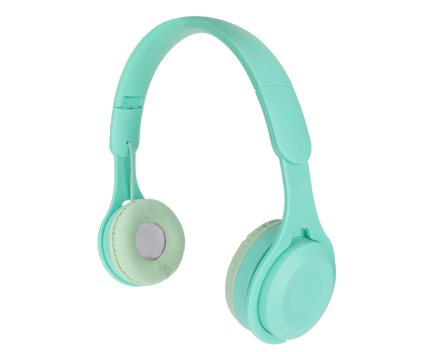 Y08 babies Headphone Macaron Stylish Stereo Sound Foldable Plug in Card Bluetooth Over Ear Headphones Green V1263-JX-2736
