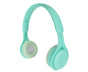 Y08 babies Headphone Macaron Stylish Stereo Sound Foldable Plug in Card Bluetooth Over Ear Headphones Green V1263-JX-2736