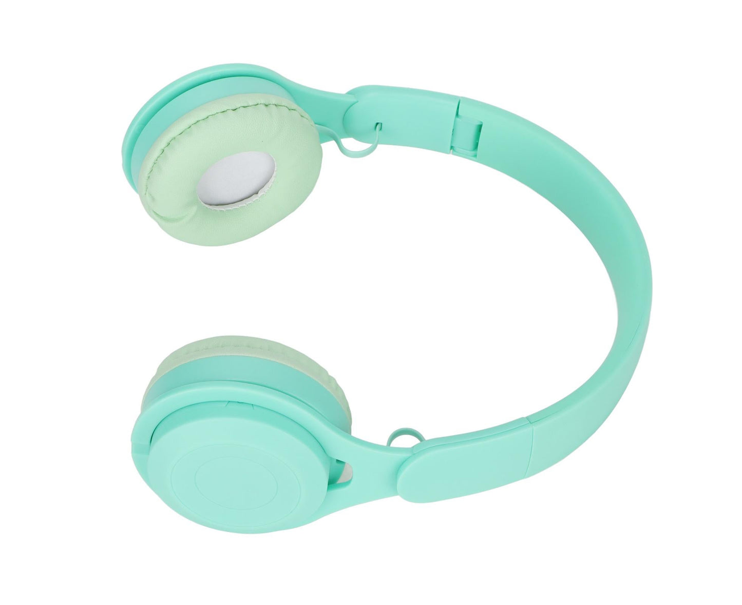 Y08 babies Headphone Macaron Stylish Stereo Sound Foldable Plug in Card Bluetooth Over Ear Headphones Green V1263-JX-2736