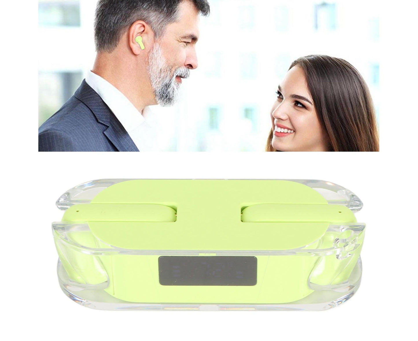 Translator Earbuds Bluetooth 5.3 144 Languages Real Time Translation Earphones with Digital Power Display for V1263-JX-2738