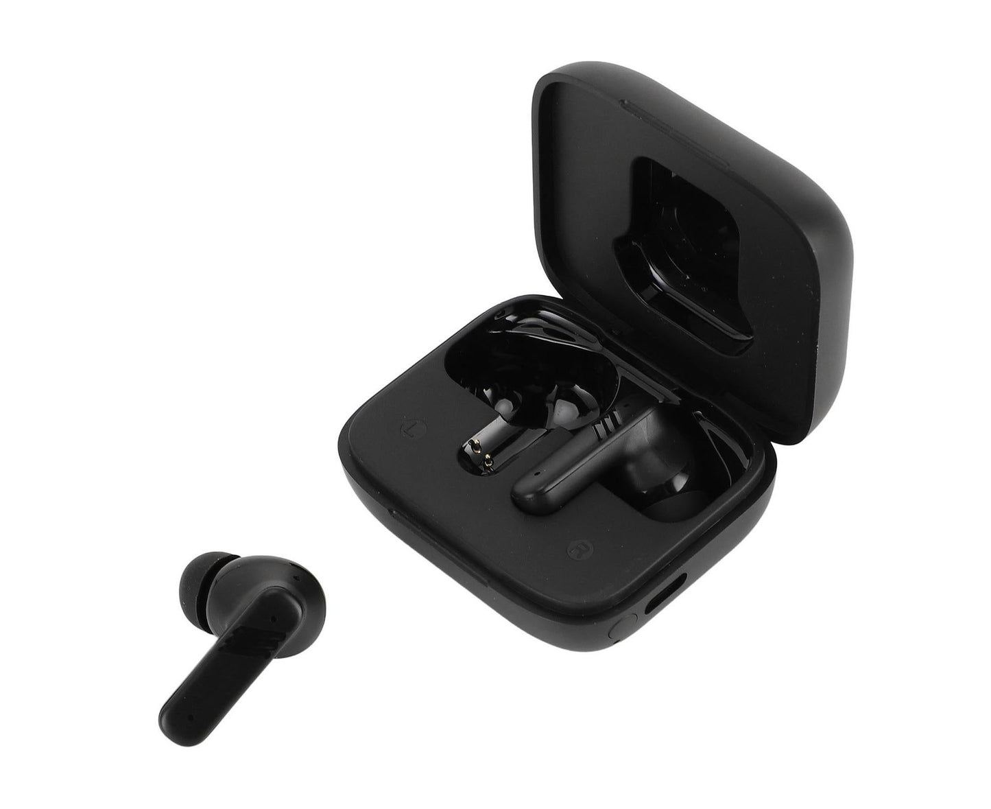 Language Translator Earbuds IPX5 Water Proof Noise Cancellation Multifunctional Device Earphone Black V1263-JX-2739