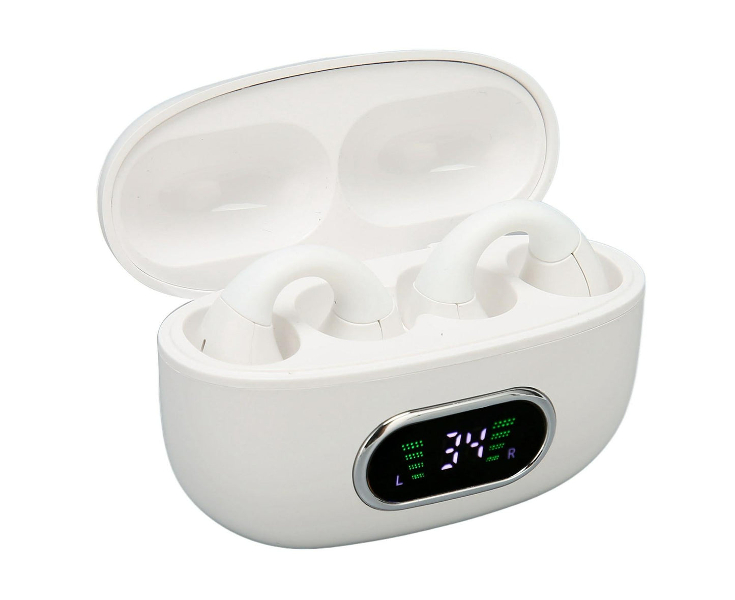 Bluetooth Translator Earphone 144 Languages Stereo Clip On Translation Earbuds with Charging Case for Android V1263-JX-2744
