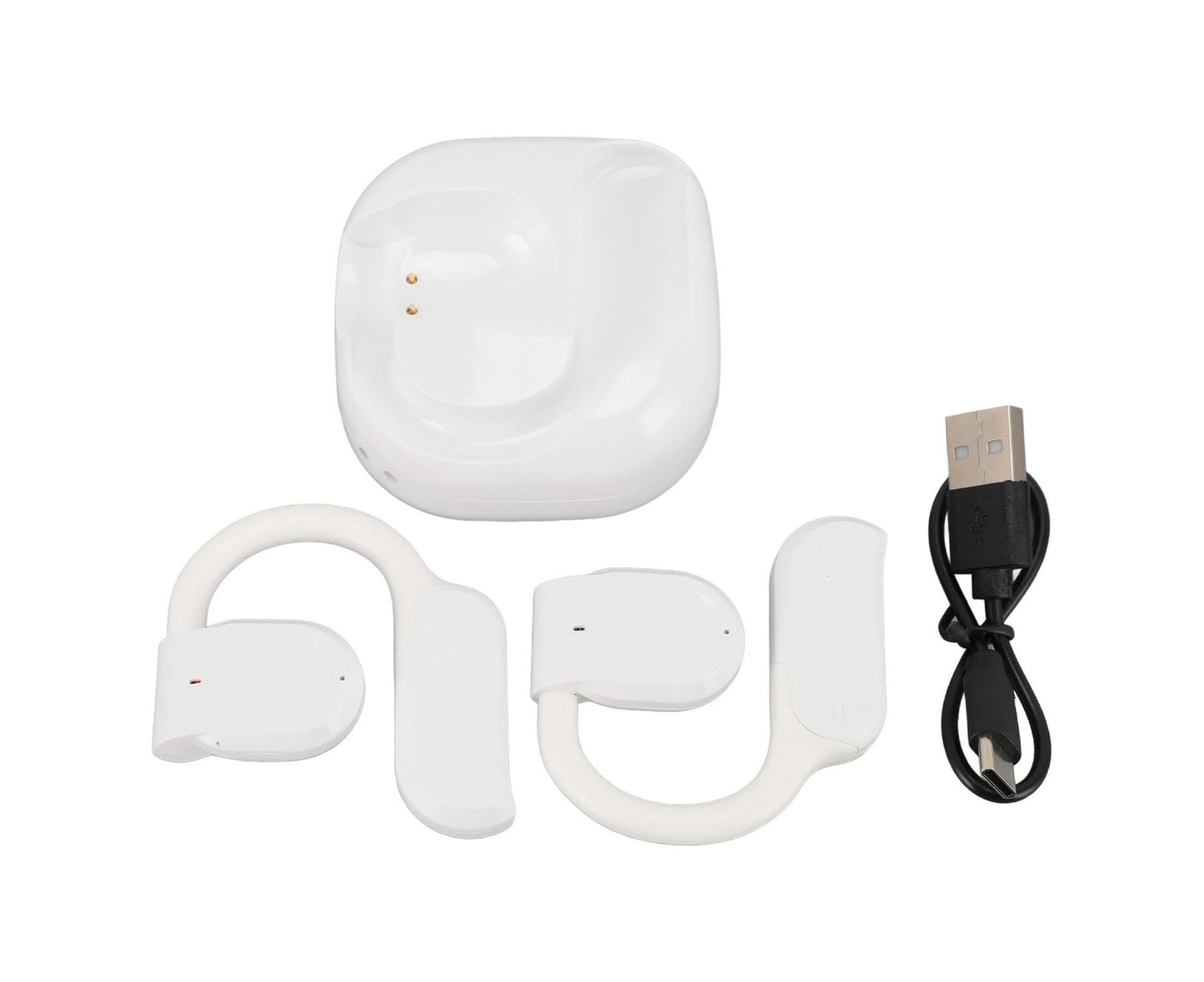 Language Translator Earbuds 144 3 Translation Modes Real Time Headphones for Android IOS White V1263-JX-2745