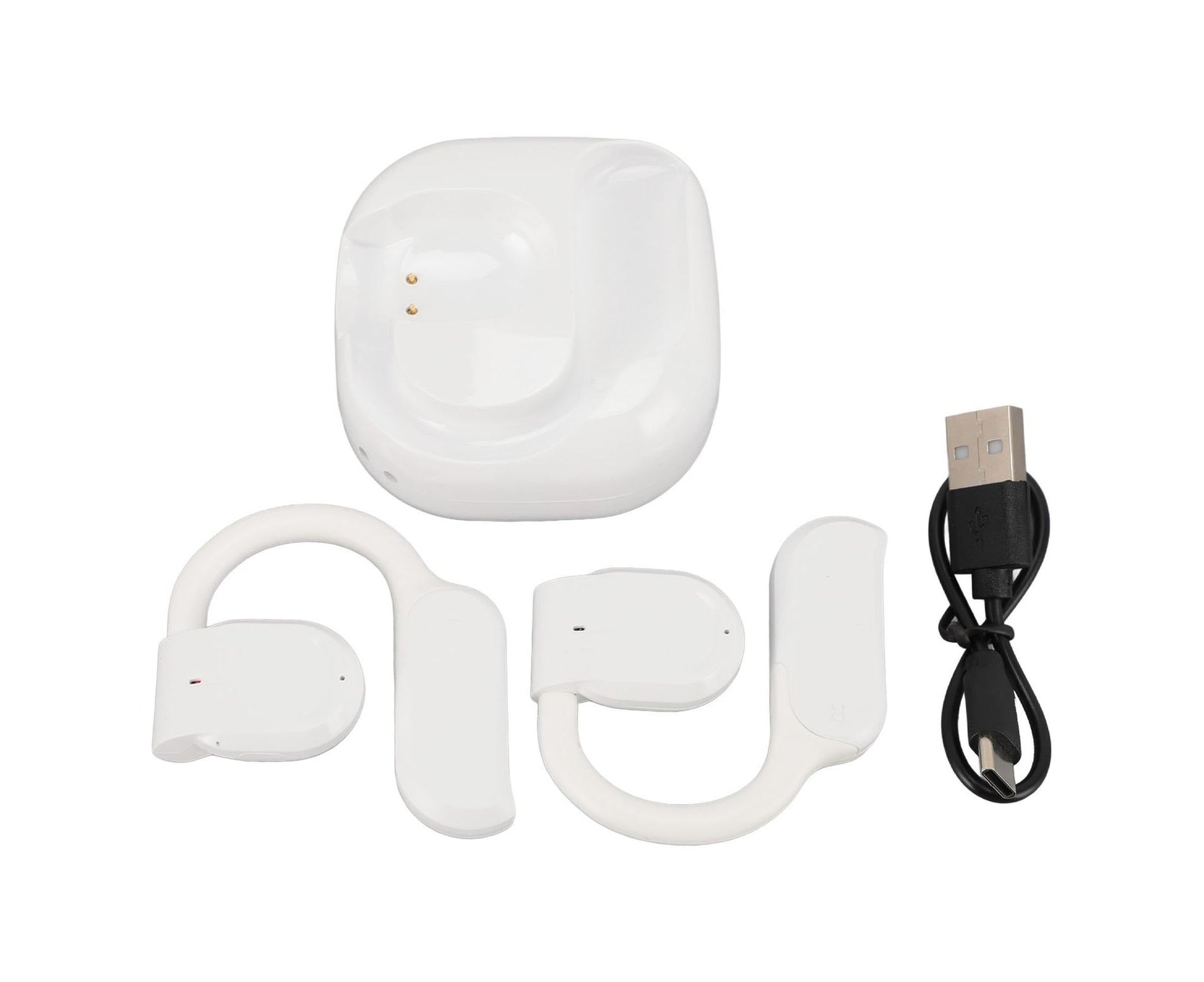 Language Translator Earbuds 144 3 Translation Modes Real Time Headphones for Android IOS White V1263-JX-2745