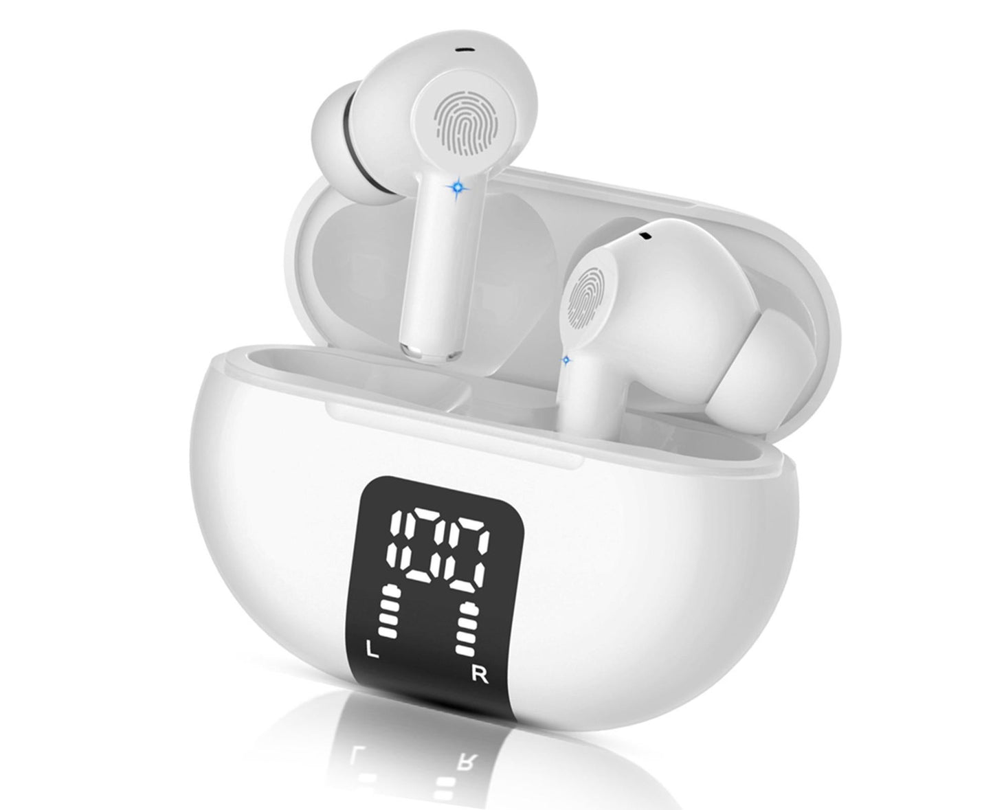 Translator Earbuds Real-Time Language Headphones with BT Connectivity Translation in Over 100 Languages V1263-JX-2746