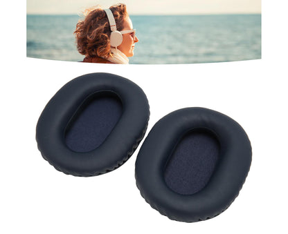 2pcs Ear Cushions Replacement Soft Protein Leather Noise Isolation Foam Thickened Pads for WH CH710N CH720N V1263-JX-2755