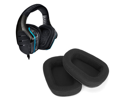 Ear Cushion Pads Sponge Breathable Mesh Replacement Earpads Cover Compatible for Logitech G633 G933 V1263-JX-2761