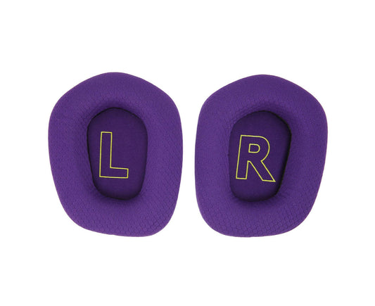 Earpads Cushions Breathable Comfortable Elastic Replacement Ear Pads for Logitech G733 Headphones Purple V1263-JX-2762