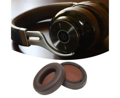 Replacement Ear Cushion Protein Leather Wearproof Headphone Pads for Edifier W855BT Brown V1263-JX-2765