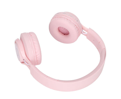 babies Bluetooth Headphones Foldable Ajustable RGB Colorful Light Headset with Mic for babies Study BT06C V1263-JX-2768