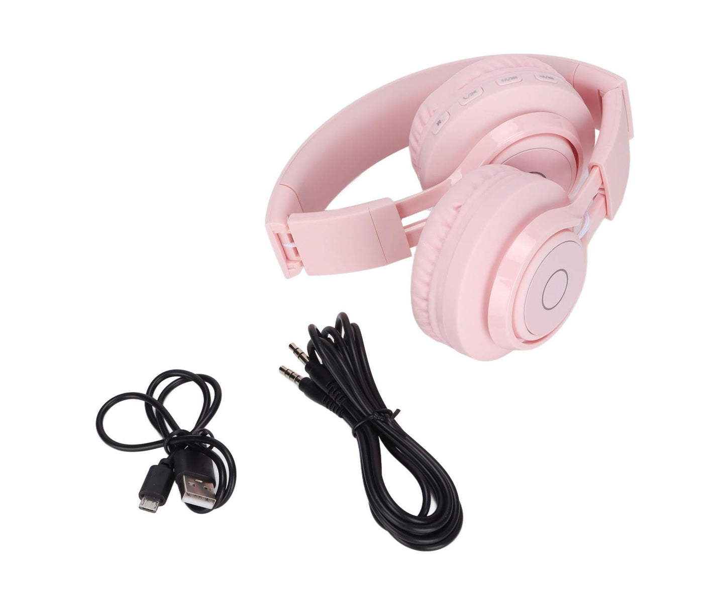 babies Bluetooth Headphones Foldable Ajustable RGB Colorful Light Headset with Mic for babies Study BT06C V1263-JX-2768