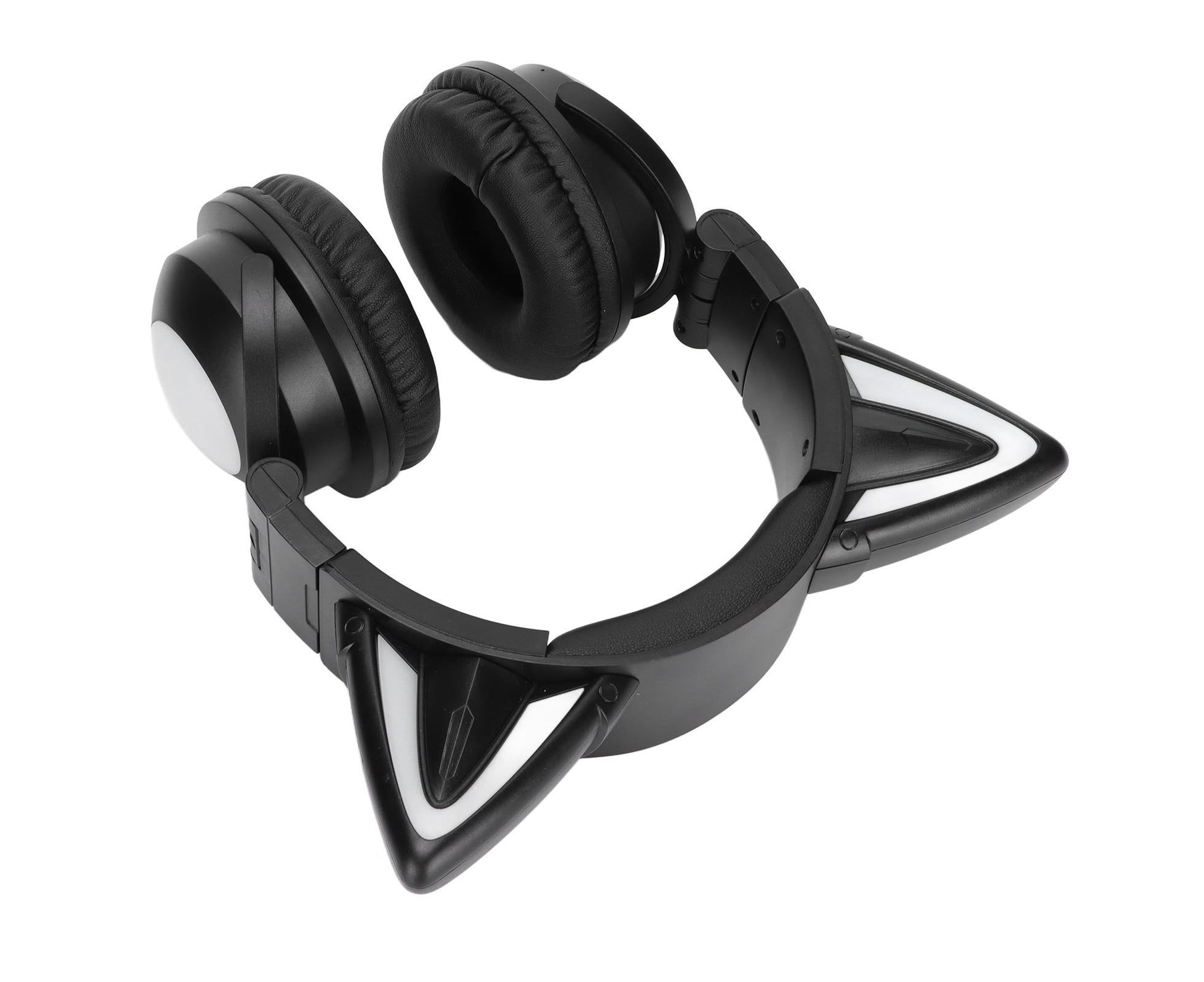Cat Ear Bluetooth Headset Stereo Headset with Microphone LED Cute Cat Headset for Girls babies V1263-JX-2769