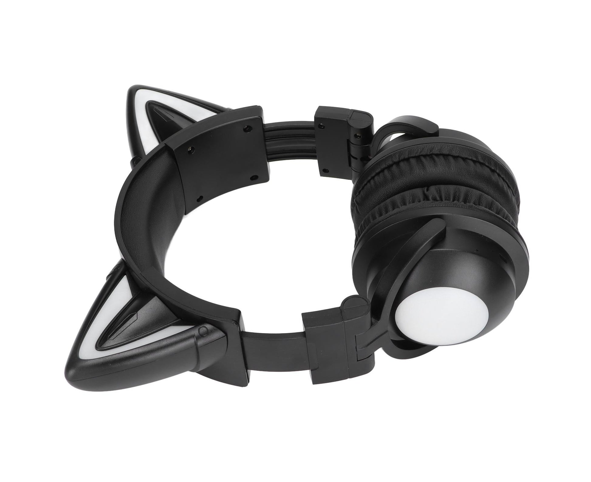 Cat Ear Bluetooth Headset Stereo Headset with Microphone LED Cute Cat Headset for Girls babies V1263-JX-2769
